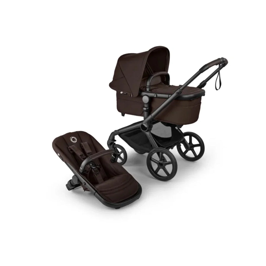 Bugaboo Fox 5 Renew Complete Pushchair - Black/Cocoa Brown