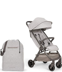 Nuna TRVL Self-Folding Sterling Compact Stroller - Ultra Portable Travel Companion thumbnail 1