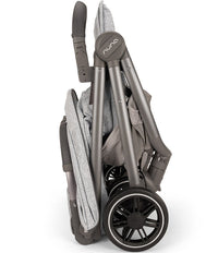 Nuna TRVL Self-Folding Sterling Compact Stroller - Ultra Portable Travel Companion thumbnail 3