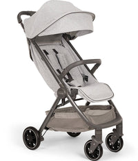 Nuna TRVL Self-Folding Sterling Compact Stroller - Ultra Portable Travel Companion thumbnail 4