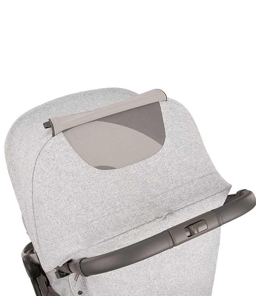 Nuna TRVL Self-Folding Sterling Compact Stroller - Ultra Portable Travel Companion — image 7