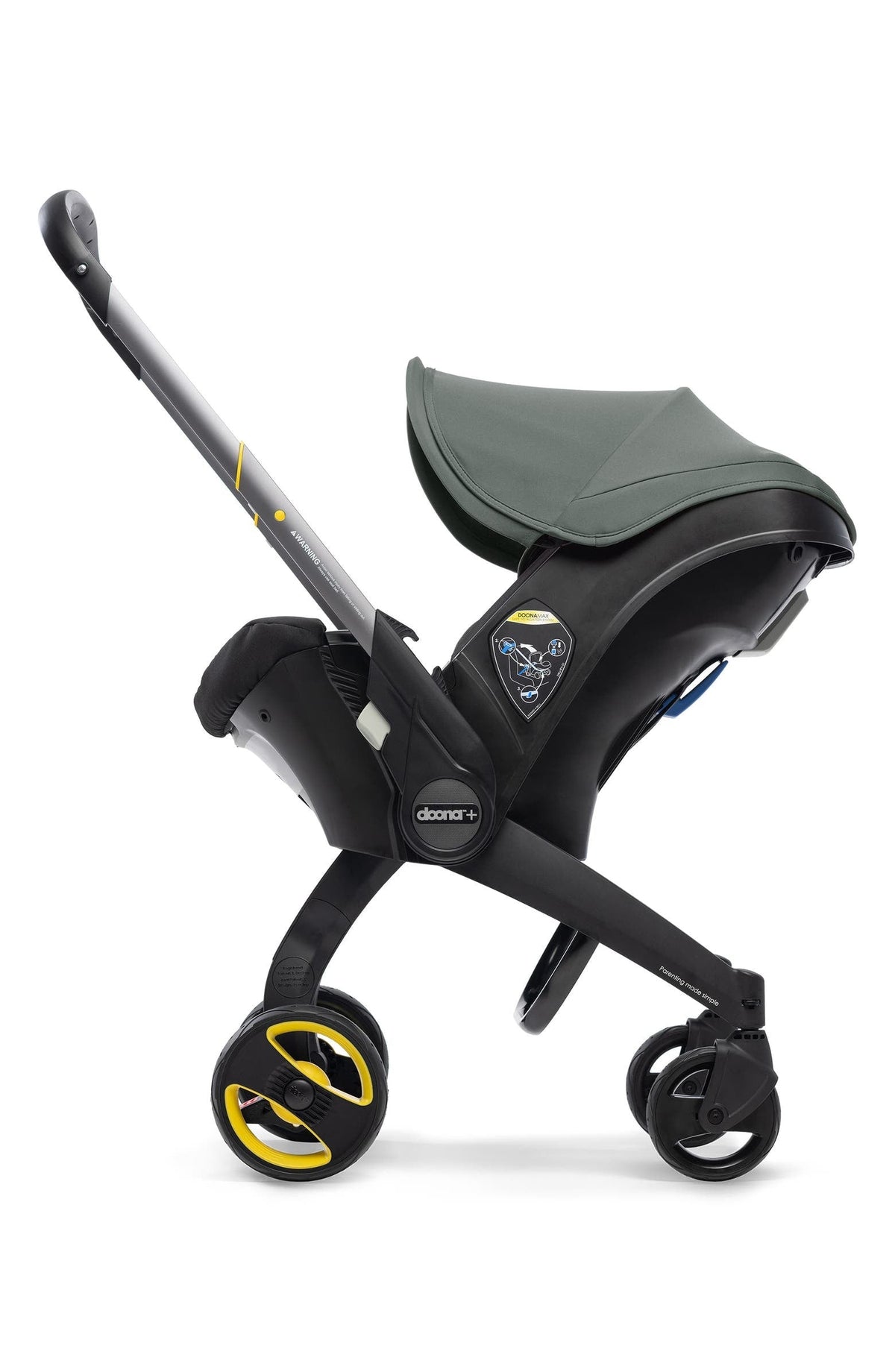 NovaBaby Convertible Infant Car Seat And Compact Stroller System With Base - Air Travel Certified For Easy Airports — image 8