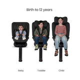 Silver Cross Motion 3 All-Size 360 Car Seat - Iconic Black
