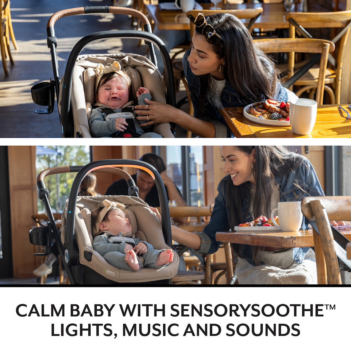 Evenflo Shyft Intuiti+ Travel System Featuring Revolve180 LiteMax NXT With SensorySoothe - Ultra Smooth Maneuverability — image 13