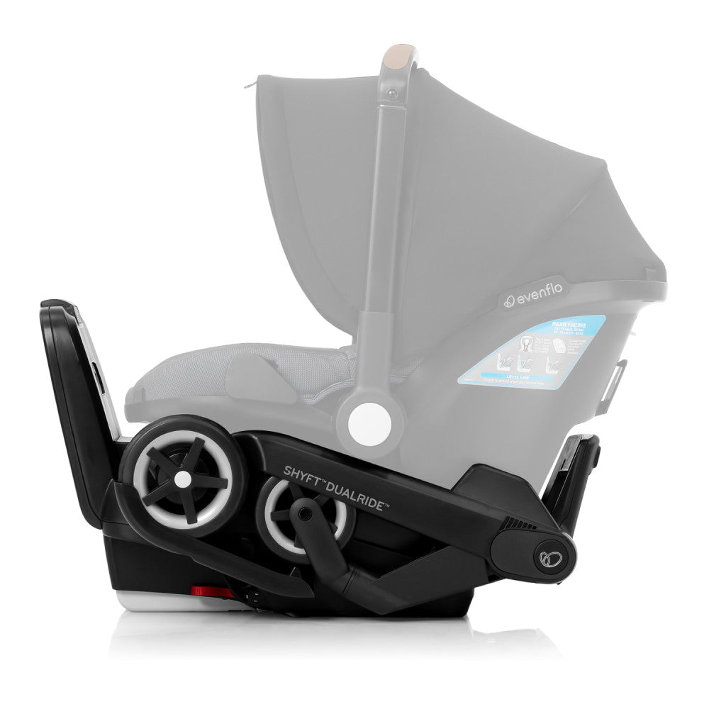 Evenflo Shyft DualRide With Carryall Storage Infant Car Seat And Stroller - One Step Car Seat To Stroller Conversion — image 9