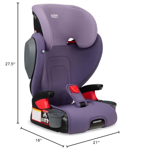Britax Skyline Belt Positioning Booster Car Seat 2 Stage Design For Growing Kids Dusk Color — image 43