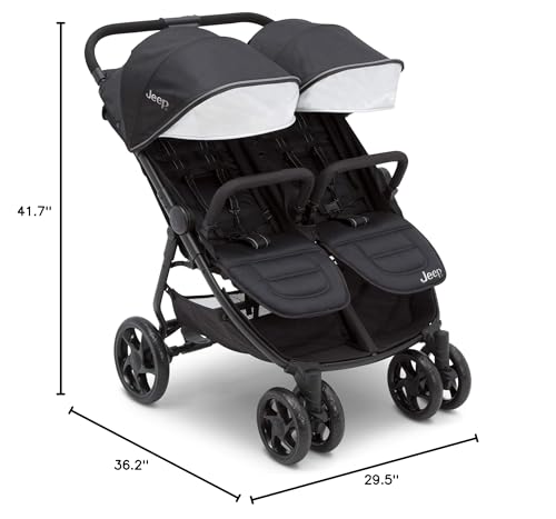 Jeep Destination Ultralight Side By Side Double Stroller With Lightweight Frame And Smooth Ride — image 8