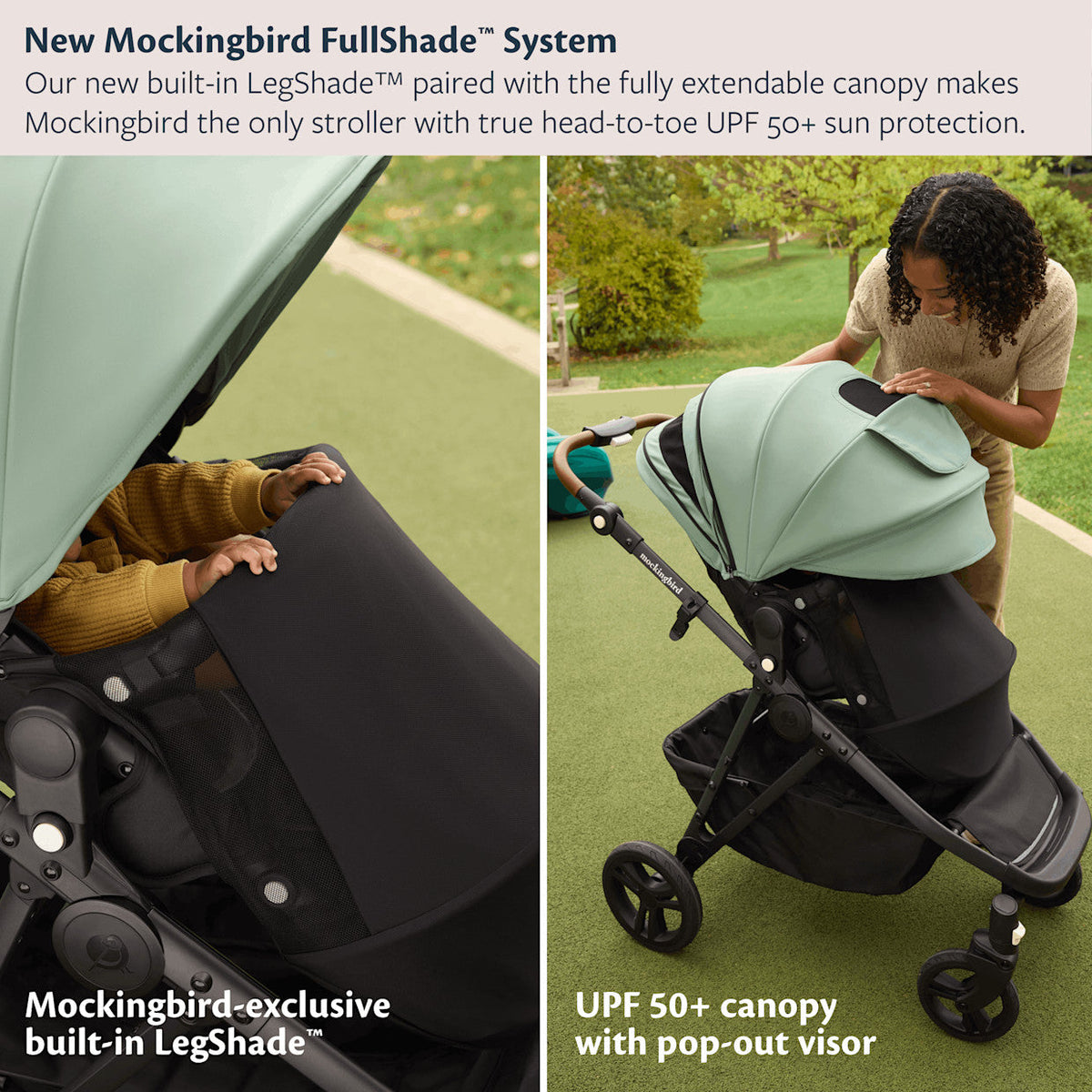 Mockingbird Single-to-Double Stroller 3 Point 0 - Birth to Toddler With Lie-Flat Bassinet and Forty Car Seat Adapters — image 3