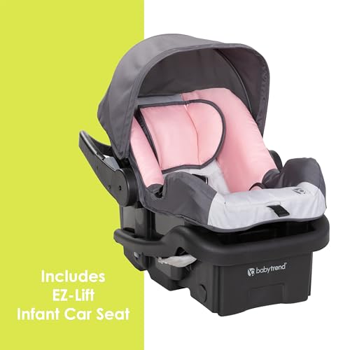 Baby Trend EZ Ride Travel System With EZ Lift Infant Car Seat Dash Pink One Hand Fold All Terrain Wheels — image 19