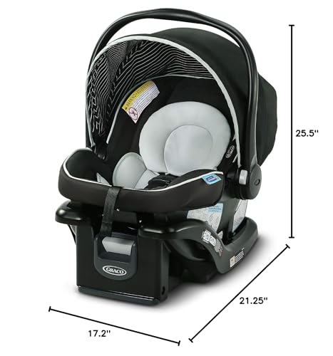 Graco SnugRide Lite LX Infant Car Seat Lightweight Rear Facing For Babies 4 To 30 Lb With Four Position Base LATCH — image 12