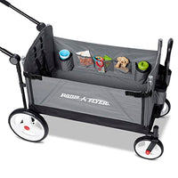 Radio Flyer Convertible Wagon For Kids With Adjustable Handle Cup Holder And Canopy thumbnail 9