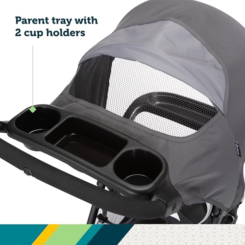 Safety 1st Smooth Ride Travel System Stroller With OnBoard FLX Infant Car Seat Easy Install And Large Canopy — image 15
