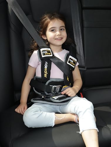 RideSafer Portable Car Seat Small Black Lightweight For Travel And Everyday Child Safety — image 24