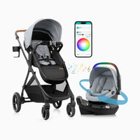 Evenflo Shyft Intuiti+ Travel System Featuring Revolve180 LiteMax NXT With SensorySoothe - Ultra Smooth Maneuverability thumbnail 10