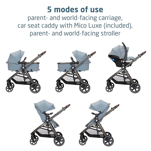 Maxi-Cosi Zelia Luxe 5 In 1 Modular Travel System With Mico Luxe Infant Car Seat — image 48
