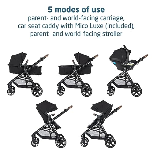 Maxi-Cosi Zelia Luxe 5 In 1 Modular Travel System With Mico Luxe Infant Car Seat — image 25