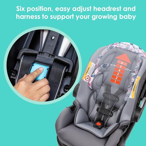 Baby Trend EZ Ride Travel System With EZ Lift Infant Car Seat Dash Pink One Hand Fold All Terrain Wheels — image 36
