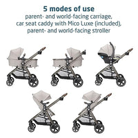 Maxi-Cosi Zelia Luxe 5 In 1 Modular Travel System With Mico Luxe Infant Car Seat thumbnail 35