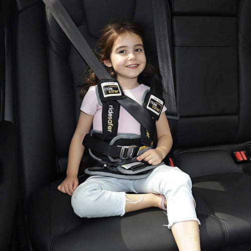 RideSafer Portable Car Seat Small Black Lightweight For Travel And Everyday Child Safety — image 36