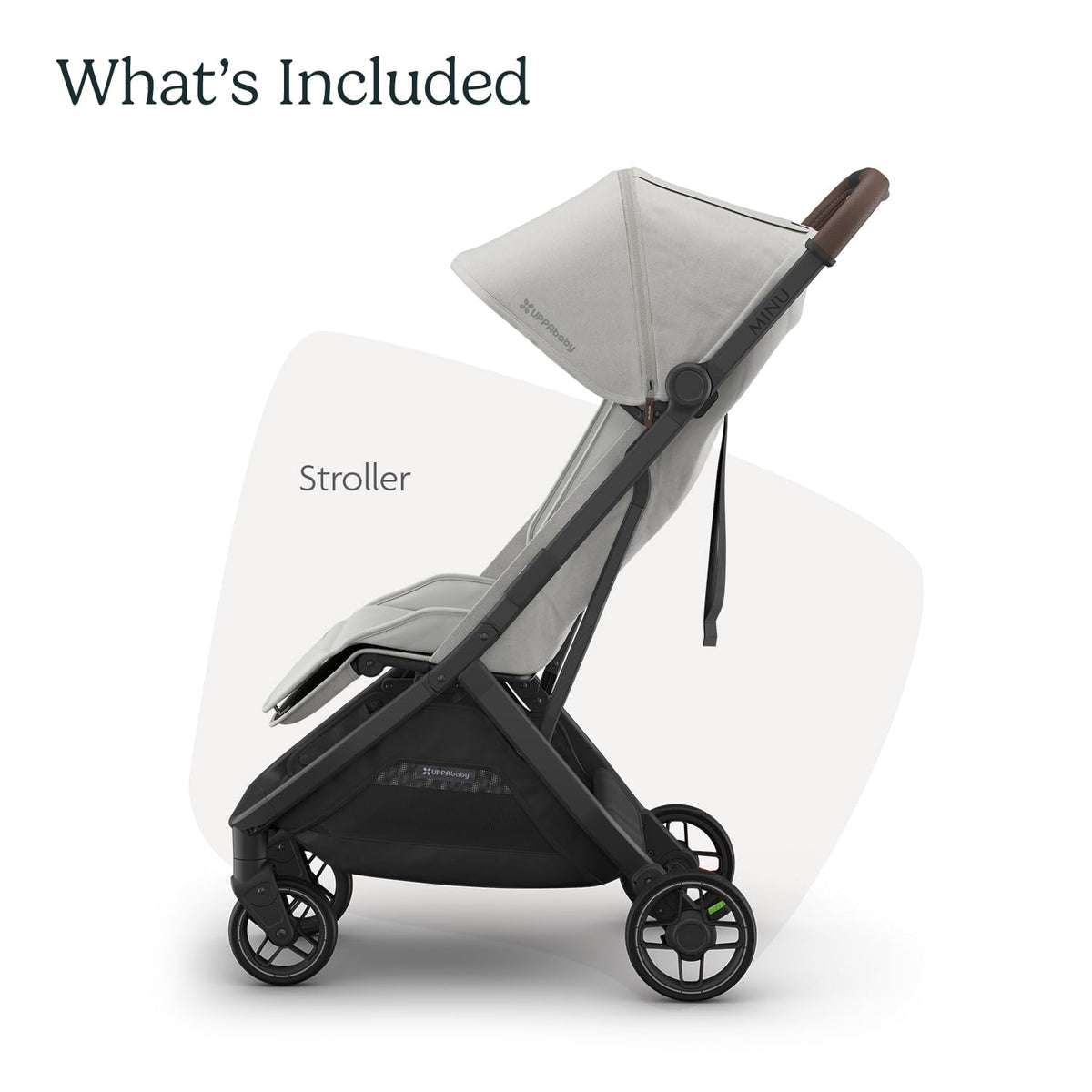 UPPAbaby Minu V3 Travel Stroller Lightweight One Hand Fold For Easy Overhead Travel — image 18