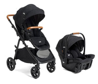 Joie Ginger And Mint Latch Travel System 4 In 1 With Base Free Infant Car Seat And All Terrain Stroller Shale Dark thumbnail 1