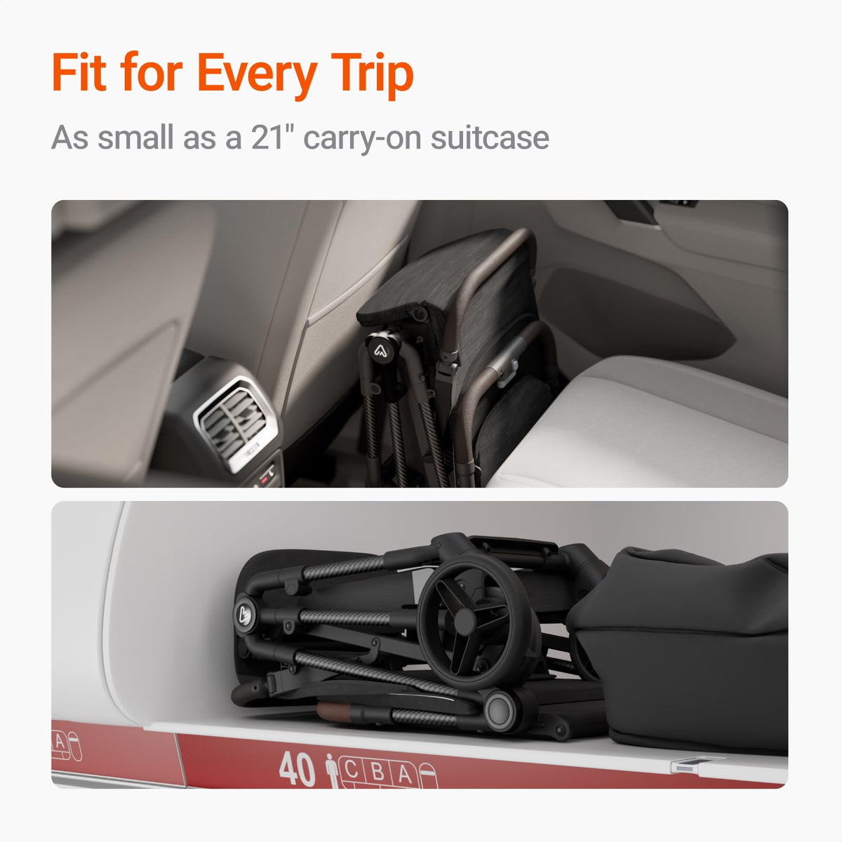 Ultra Air Lightweight Baby Travel Stroller One Handed Fold — image 28
