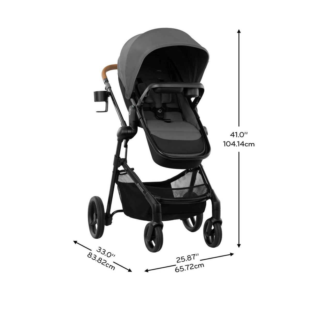 Evenflo Pivot NXT Travel System With LiteMax NXT Infant Car Seat Latte Tan For Easy On The Go — image 16