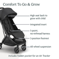 UPPAbaby Minu V3 Travel Stroller Lightweight One Hand Fold For Easy Overhead Travel thumbnail 25