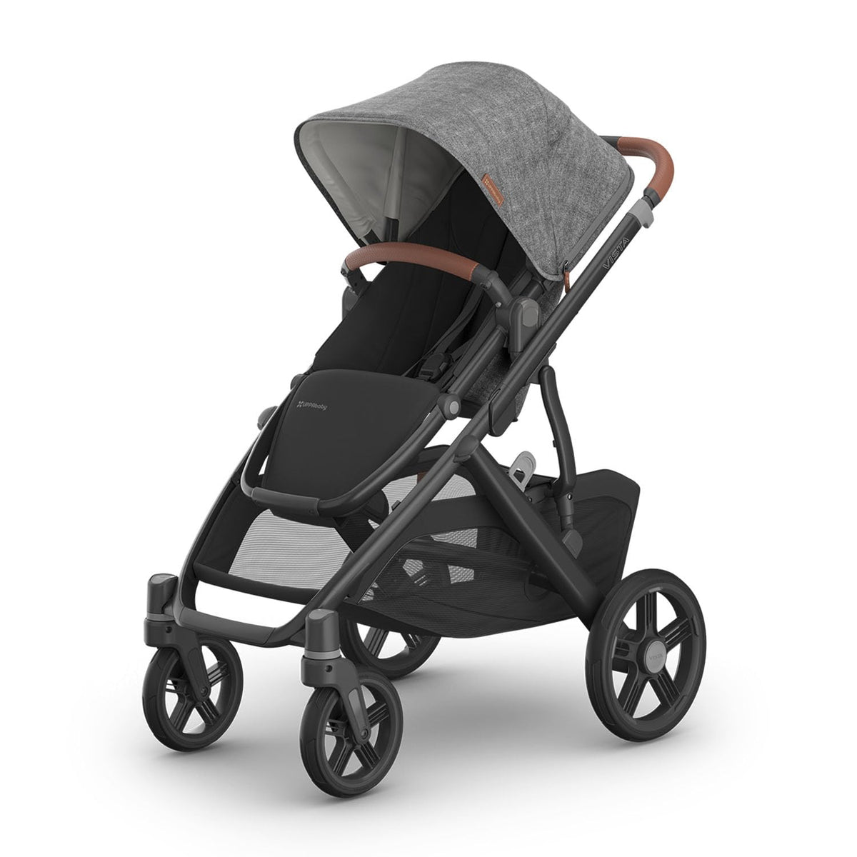 UPPAbaby Vista V3 Convertible Stroller Converts Single To Double — image 4