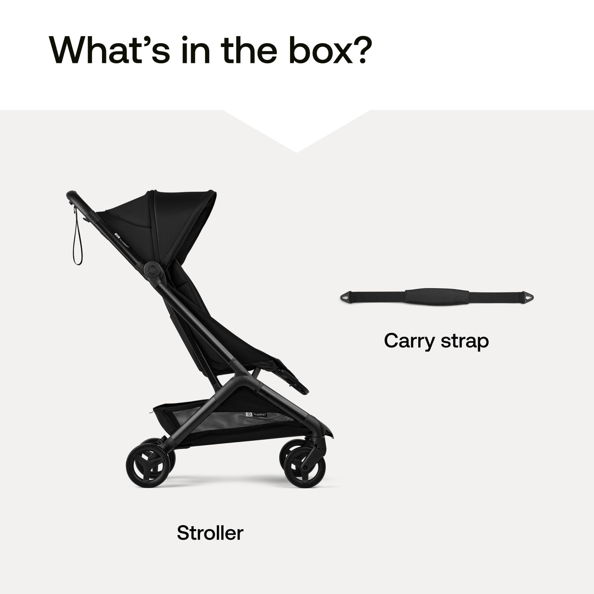 Bugaboo Butterfly 2 Travel Stroller Ultra Compact One Second Fold Lightweight Airplane Friendly Black — image 16