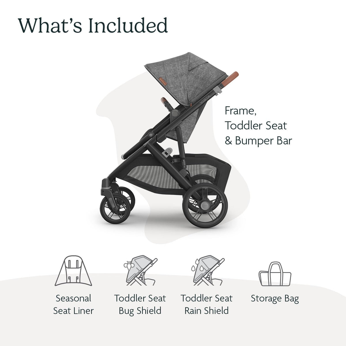 UPPAbaby Vista V3 Convertible Stroller Converts Single To Double — image 42