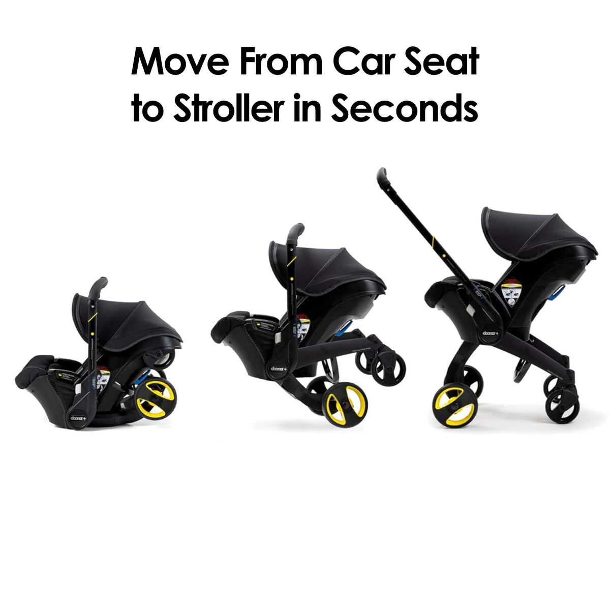 Doona Car Seat And Stroller Nitro Black All In One Travel System For Effortless Transitions — image 8
