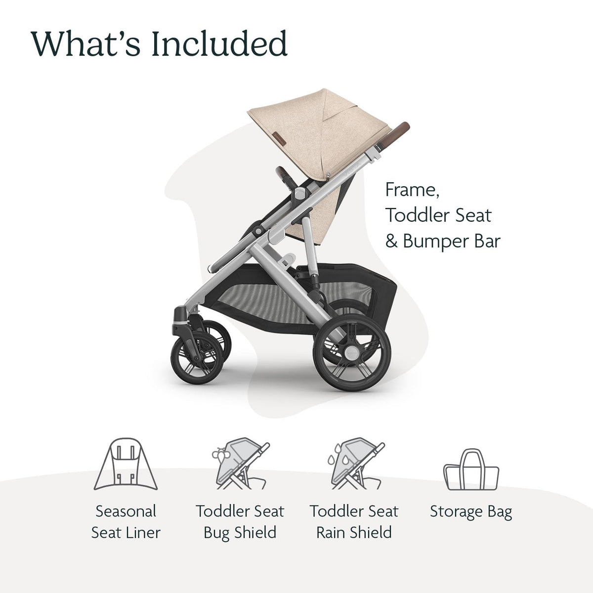 UPPAbaby Vista V3 Convertible Stroller Converts Single To Double — image 23