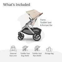 UPPAbaby Vista V3 Convertible Stroller Converts Single To Double thumbnail 23