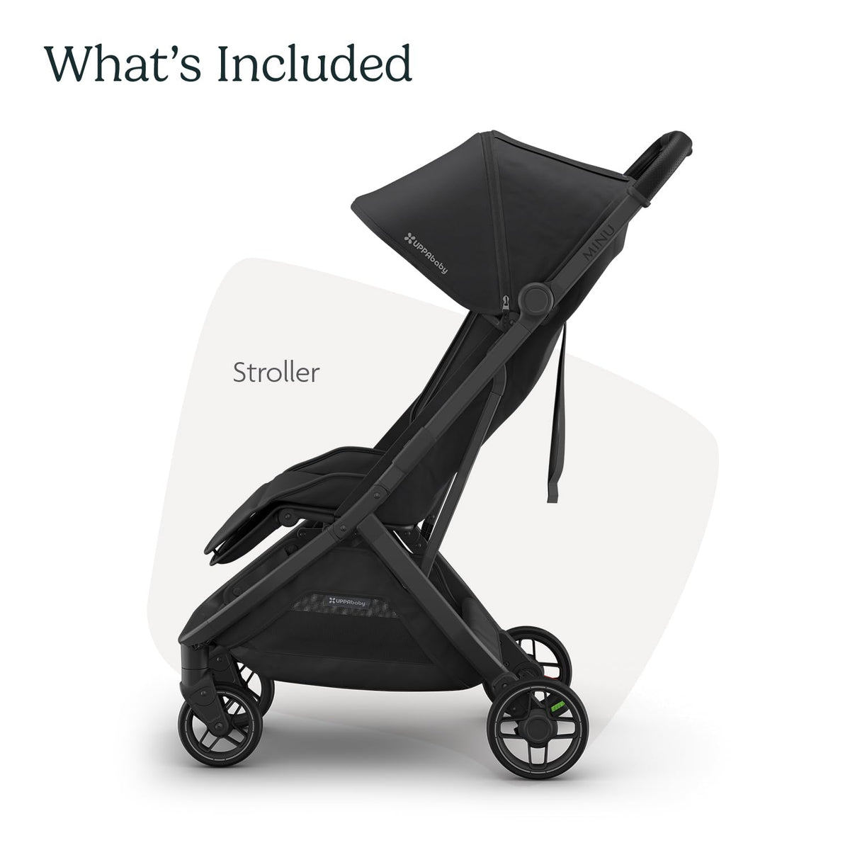 UPPAbaby Minu V3 Travel Stroller Lightweight One Hand Fold For Easy Overhead Travel — image 13