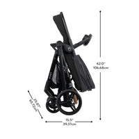 Evenflo Pivot NXT Travel System With LiteMax NXT Infant Car Seat Latte Tan For Easy On The Go thumbnail 5