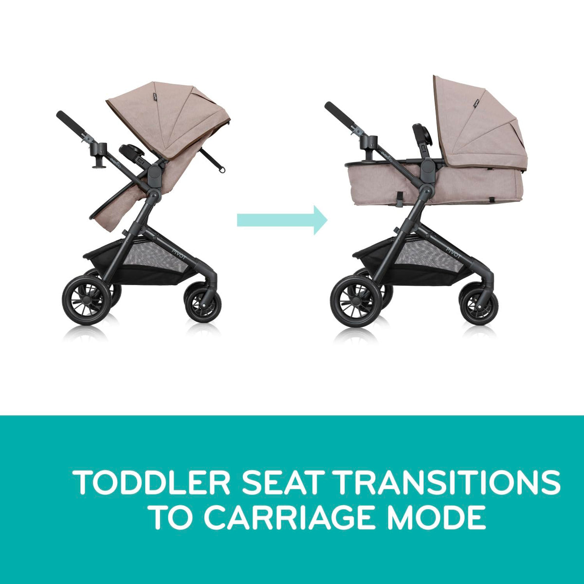 Evenflo Pivot Modular Travel System With LiteMax Infant Car Seat — image 6