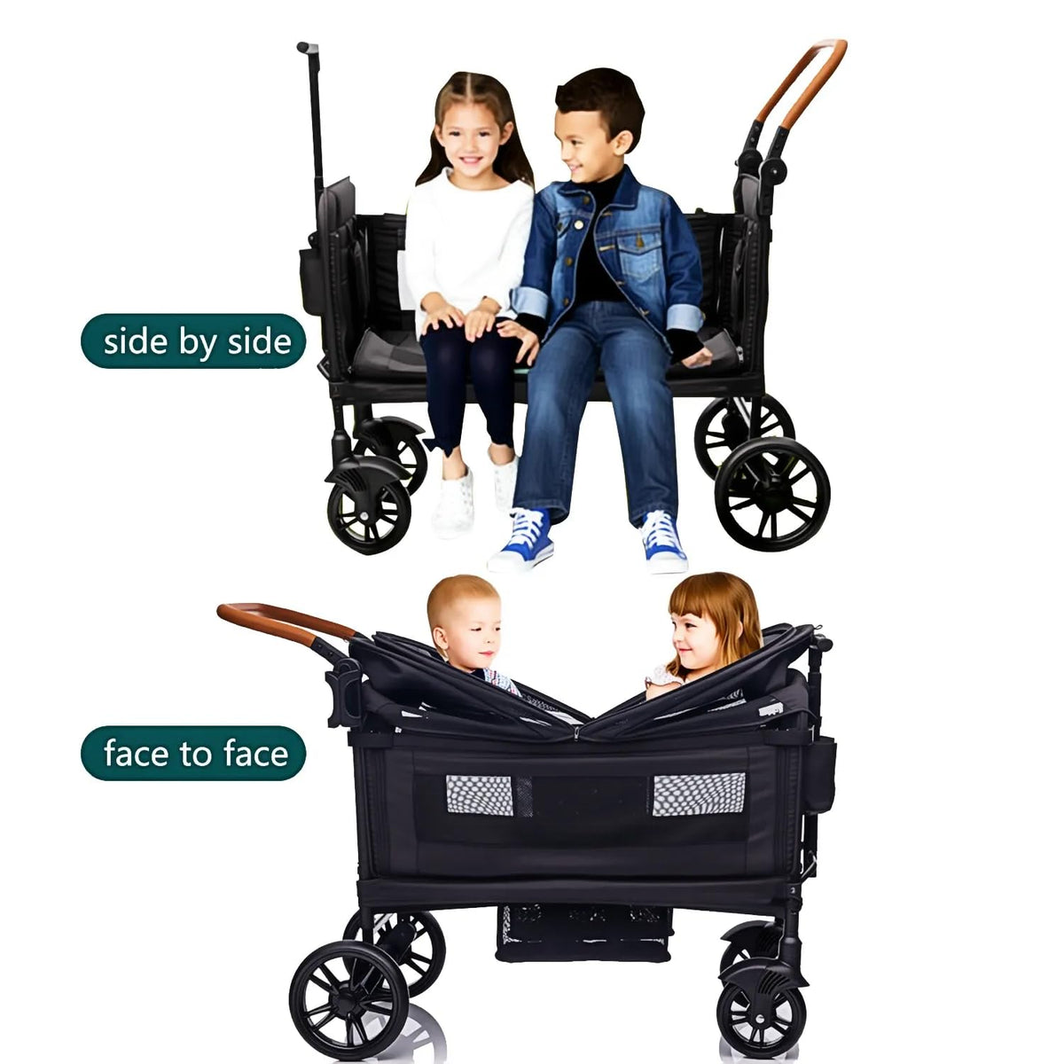 Wagon Stroller For Two All Terrain Travel — image 9