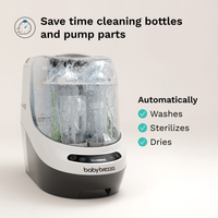 Baby Brezza Bottle Washer Pro - Automatic Cleaning Sterilizing And Drying With 20 High Pressure Jets thumbnail 2