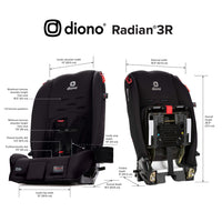 Diono Radian 3R Convertible Car Seat All In One Slim Fit 3 Across thumbnail 10