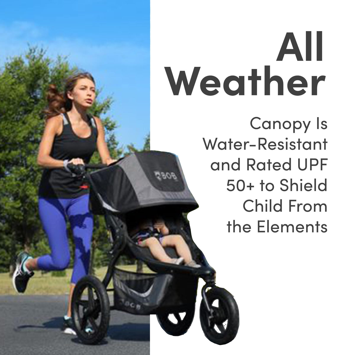 Bob Gear Revolution Flex 3.0 Duallie Jogging Stroller with Suspension — image 7