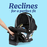 Graco SnugRide Lite LX Infant Car Seat Lightweight Rear Facing For Babies 4 To 30 Lb With Four Position Base LATCH thumbnail 4