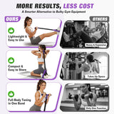 Foot Pedal Resistance Band with Handles & Non-Slip Pedals