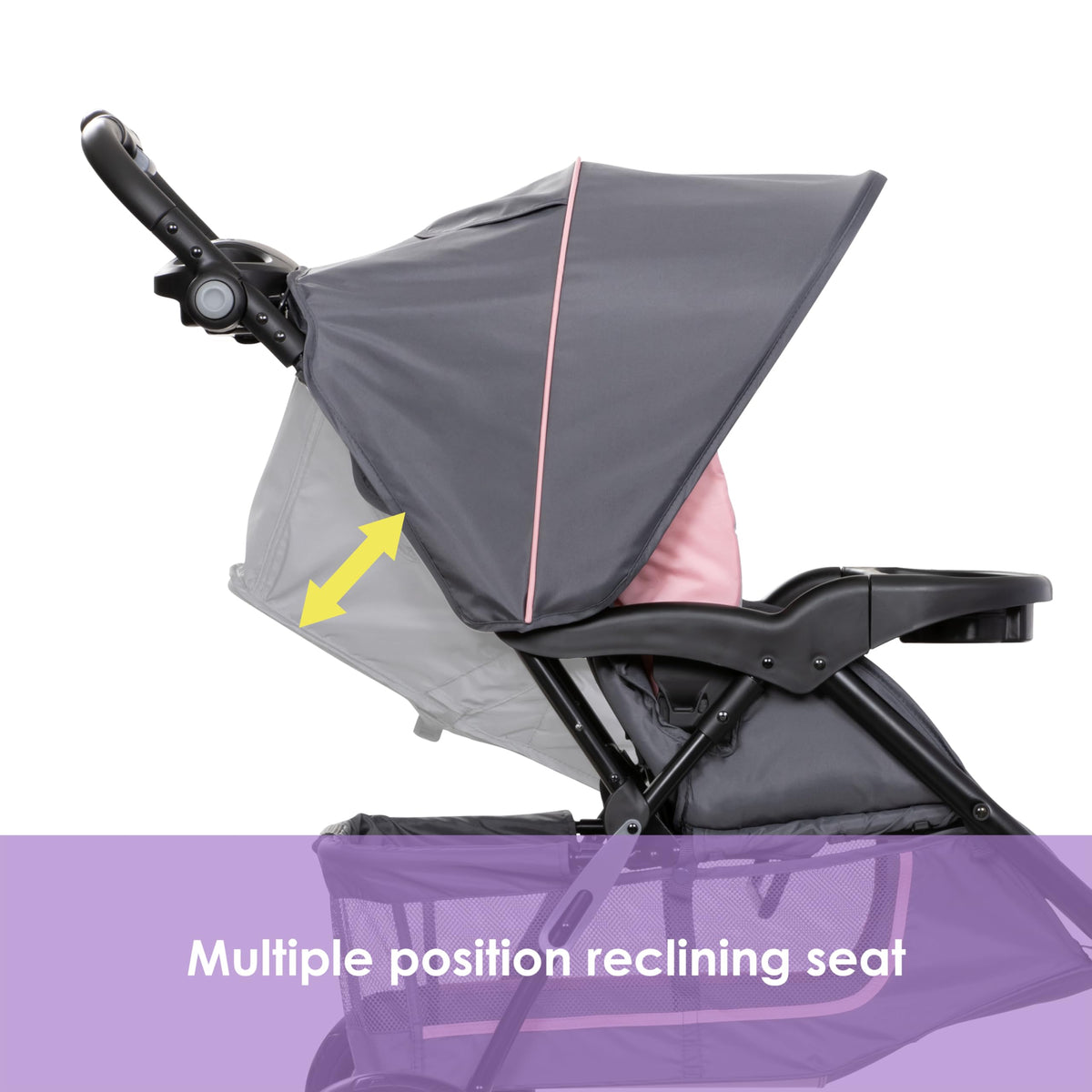Baby Trend EZ Ride Travel System With EZ Lift Infant Car Seat Dash Pink One Hand Fold All Terrain Wheels — image 68