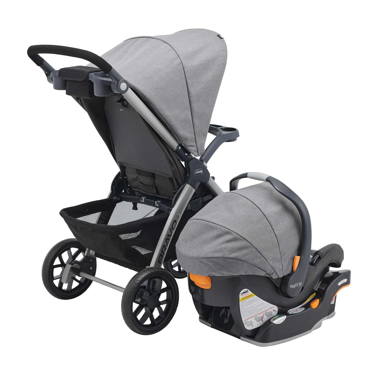Chicco Bravo Trio Travel System With KeyFit 30 Car Seat And Base — image 27