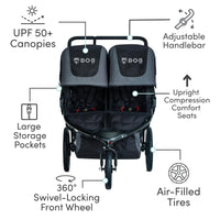 Bob Gear Revolution Flex 3.0 Duallie Jogging Stroller with Suspension thumbnail 9