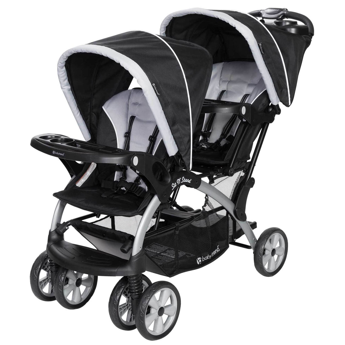 Baby Trend Double Stroller Car Seat Travel System Stormy — image 40