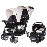 Baby Trend Double Stroller Car Seat Travel System Stormy thumbnail 29