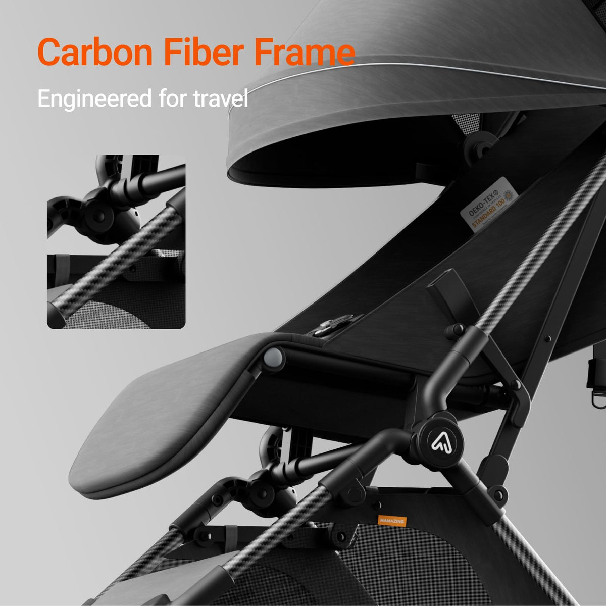 Ultra Air Lightweight Baby Travel Stroller One Handed Fold — image 44