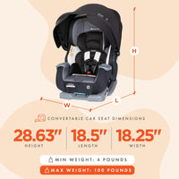 Baby Trend Cover Me 4 In 1 Convertible Car Seat Built In Canopy thumbnail 96